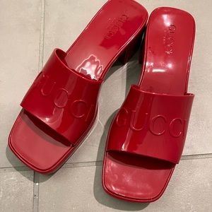 Gucci Jelly Slides